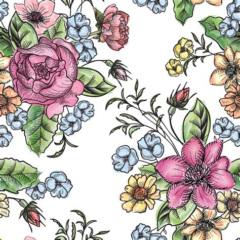 flower seamless pattern|seamless floral patterns images.